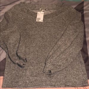 Off shoulder sweater